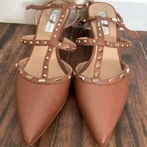 Brown Leather INC Pumps.  In great condition.